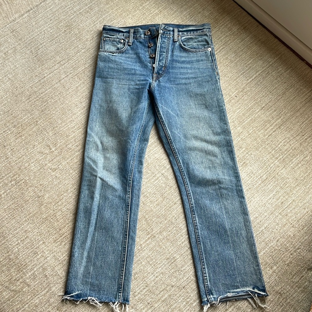 Hemut lang size 26 straight leg jean